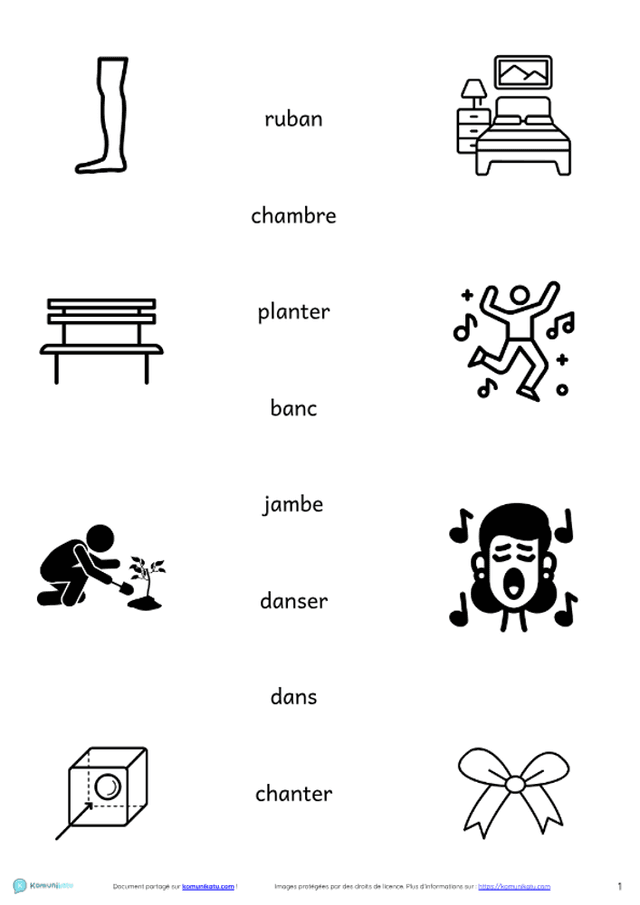 Association image - mots AN